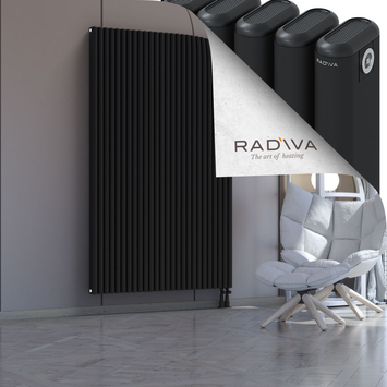 Kotto Aluminium Radiator 1900x1166 Black - Thumbnail