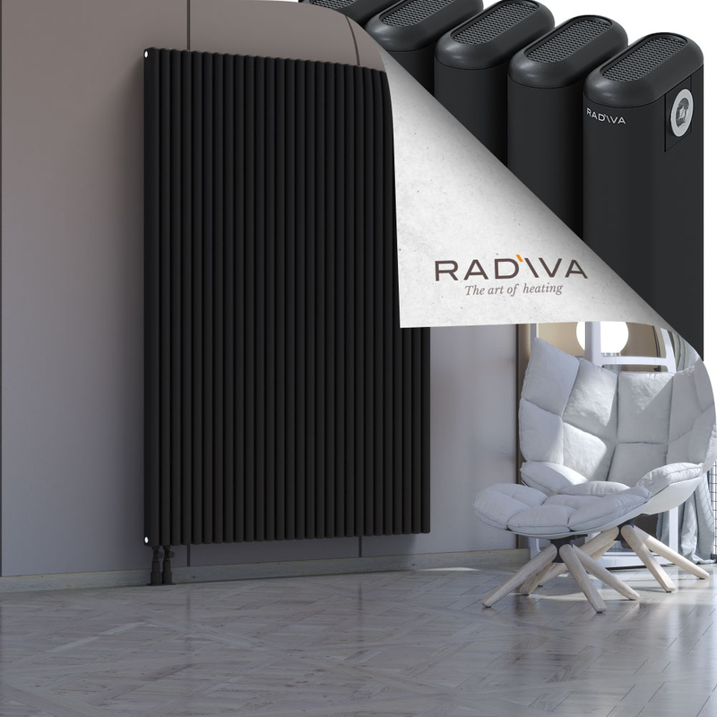 Kotto Aluminium Radiator 1900x1256 Black