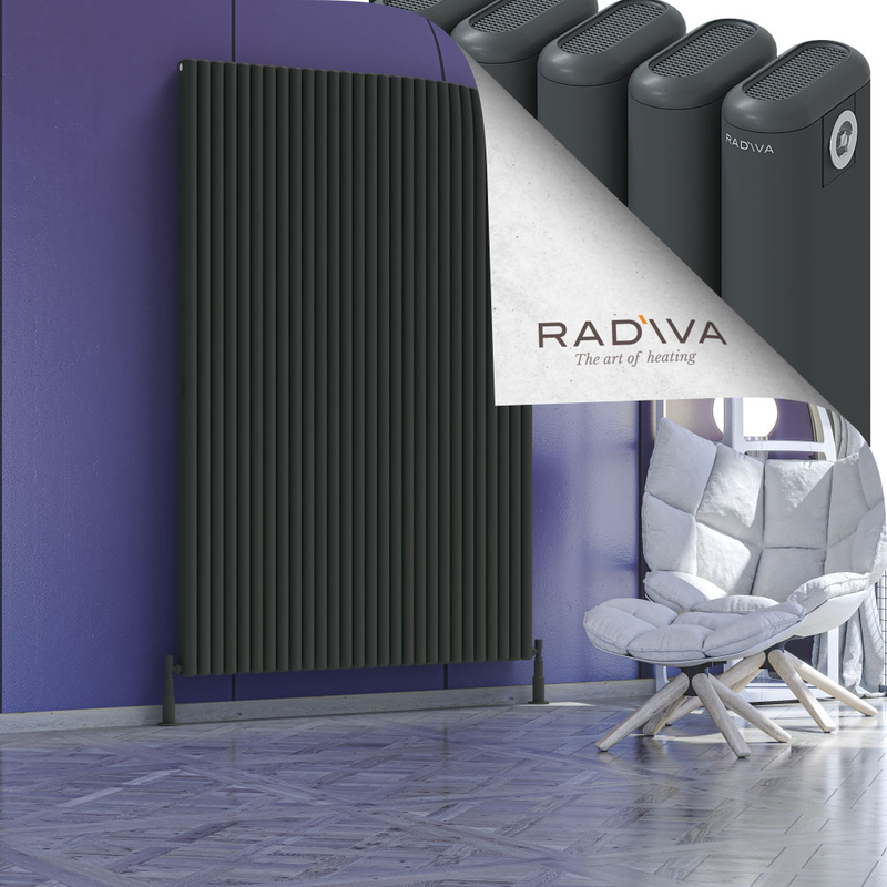 Kotto Aluminium Radiator 1900x1256 Dark Anthracite