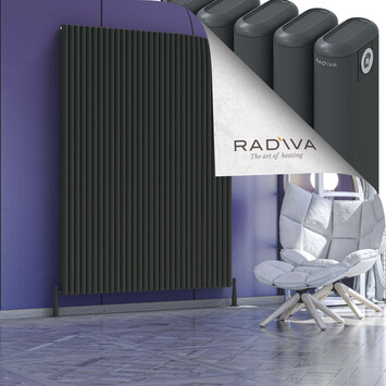 Kotto Aluminium Radiator 1900x1391 Dark Anthracite - Thumbnail