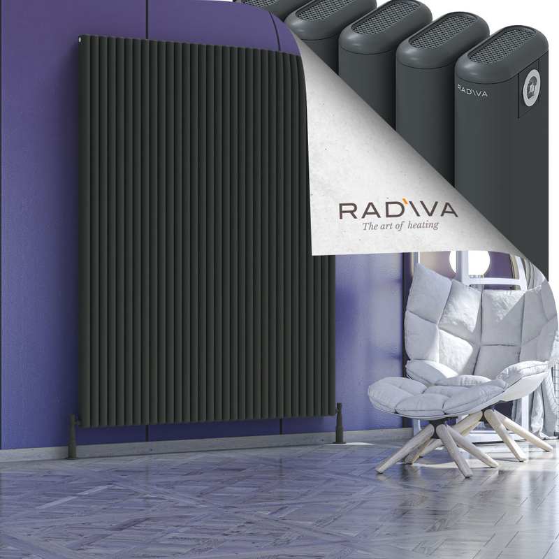 Kotto Aluminium Radiator 1900x1436 Dark Anthracite