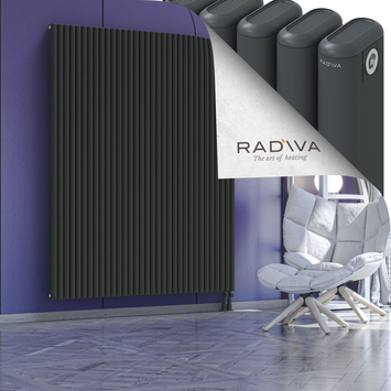 Kotto Aluminium Radiator 1900x1481 Dark Anthracite - Thumbnail