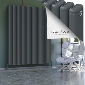 Kotto Aluminium Radiator 1900x1571 Anthracite - Thumbnail