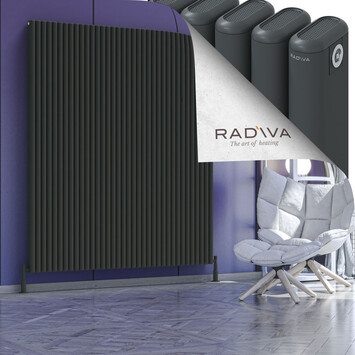 Kotto Aluminium Radiator 1900x1616 Dark Anthracite - Thumbnail