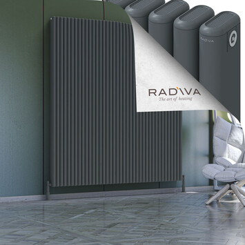 Kotto Aluminium Radiator 1900x1751 Anthracite - Thumbnail