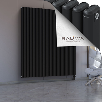 Kotto Aluminium Radiator 1900x1751 Black - Thumbnail