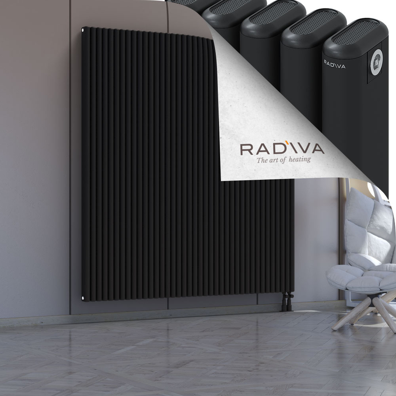 Kotto Aluminium Radiator 1900x1751 Black