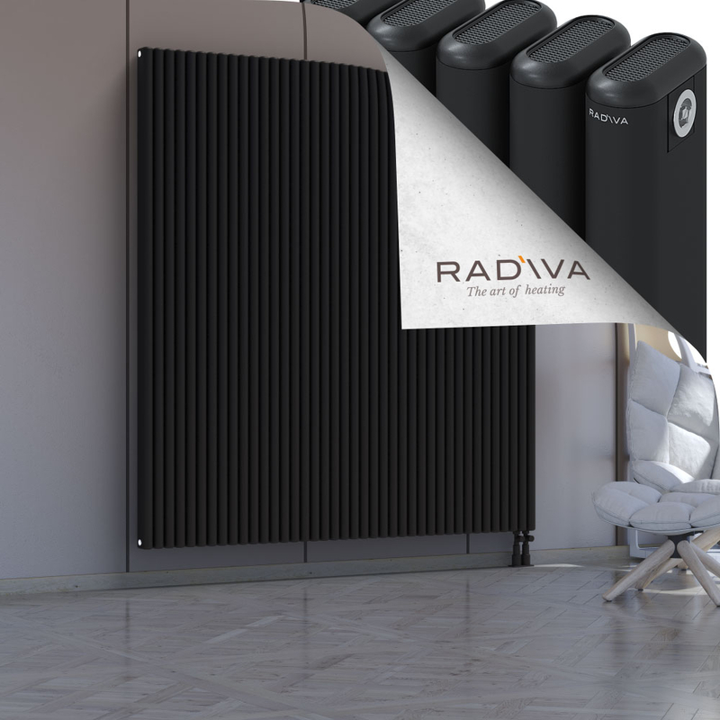 Kotto Aluminium Radiator 1900x1796 Black