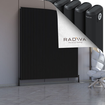 Kotto Aluminium Radiator 1900x1796 Black - Thumbnail