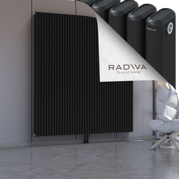 Kotto Aluminium Radiator 1900x1796 Black - Thumbnail