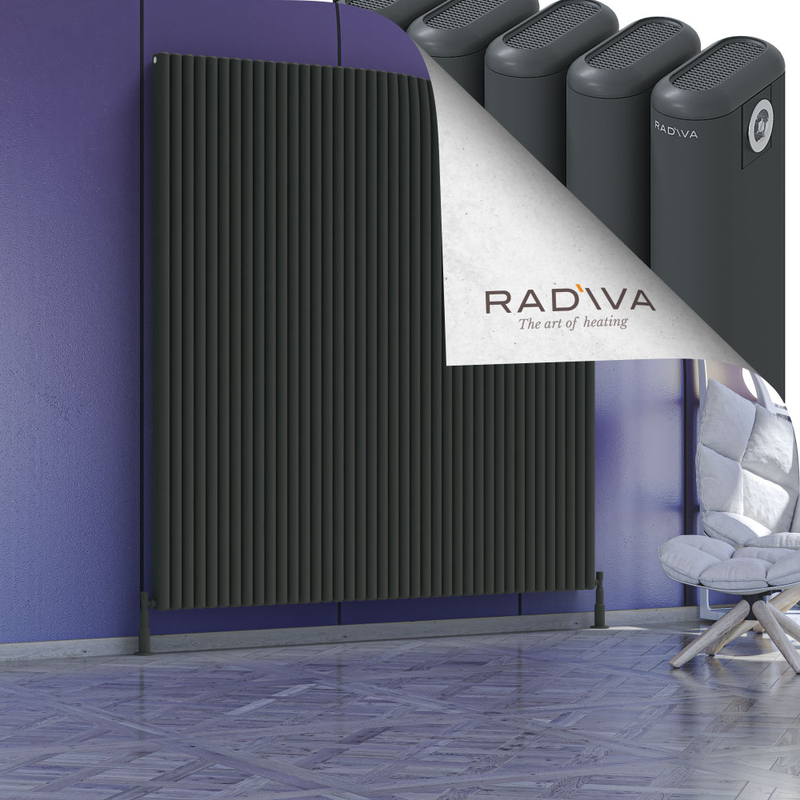 Kotto Aluminium Radiator 1900x1796 Dark Anthracite