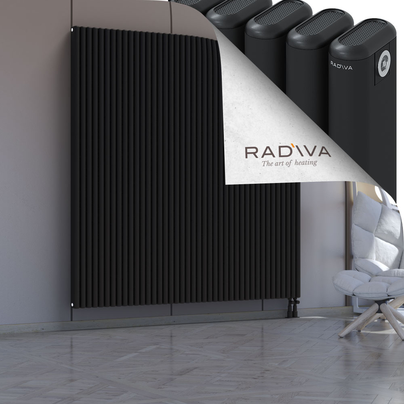 Kotto Aluminium Radiator 1900x1841 Black