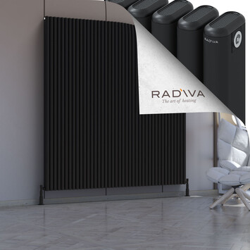 Kotto Aluminium Radiator 1900x1841 Black - Thumbnail