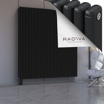 Kotto Aluminium Radiator 1900x1841 Black - Thumbnail