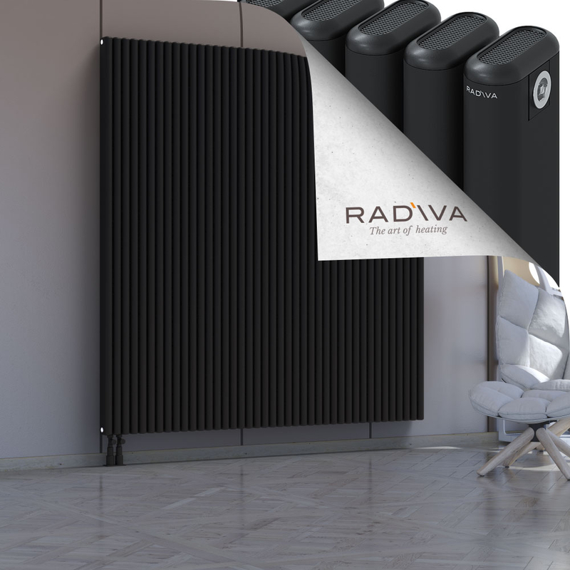 Kotto Aluminium Radiator 1900x1841 Black