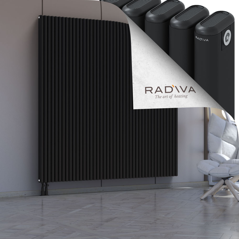 Kotto Aluminium Radiator 1900x1886 Black