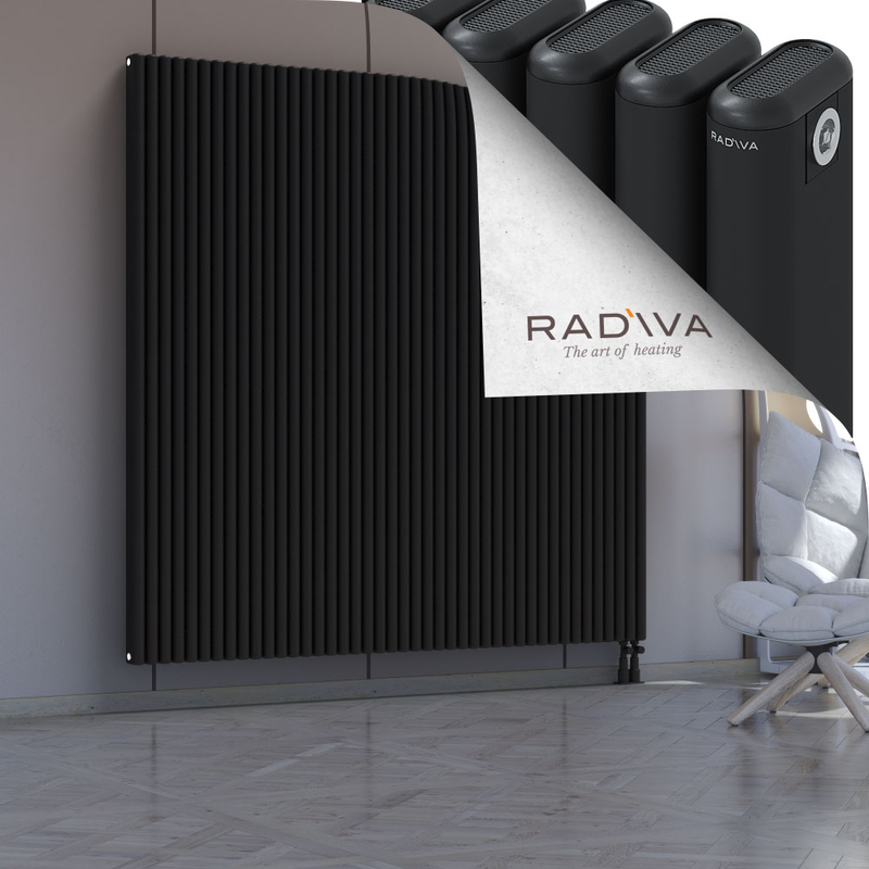 Kotto Aluminium Radiator 1900x1931 Black