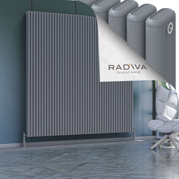 Kotto Aluminium Radiator 1900x1931 Grey - Thumbnail