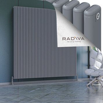 Kotto Aluminium Radiator 1900x1976 Grey - Thumbnail