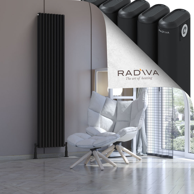 Kotto Aluminium Radiator 1900x401 Black