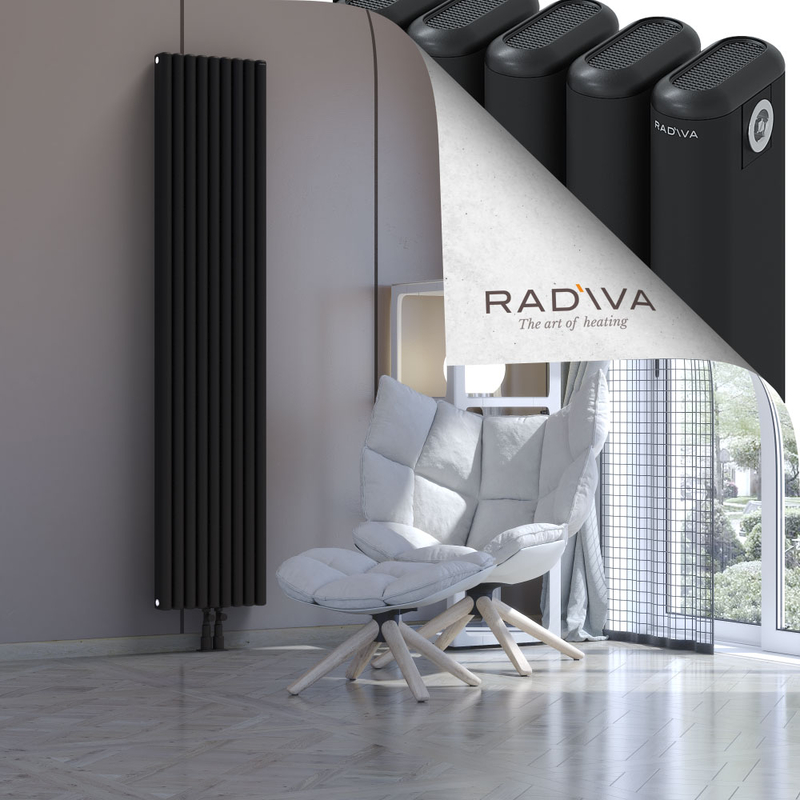 Kotto Aluminium Radiator 1900x401 Black