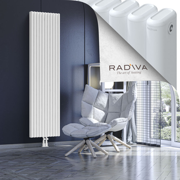 Kotto Aluminium Radiator 1900x491 White - Thumbnail