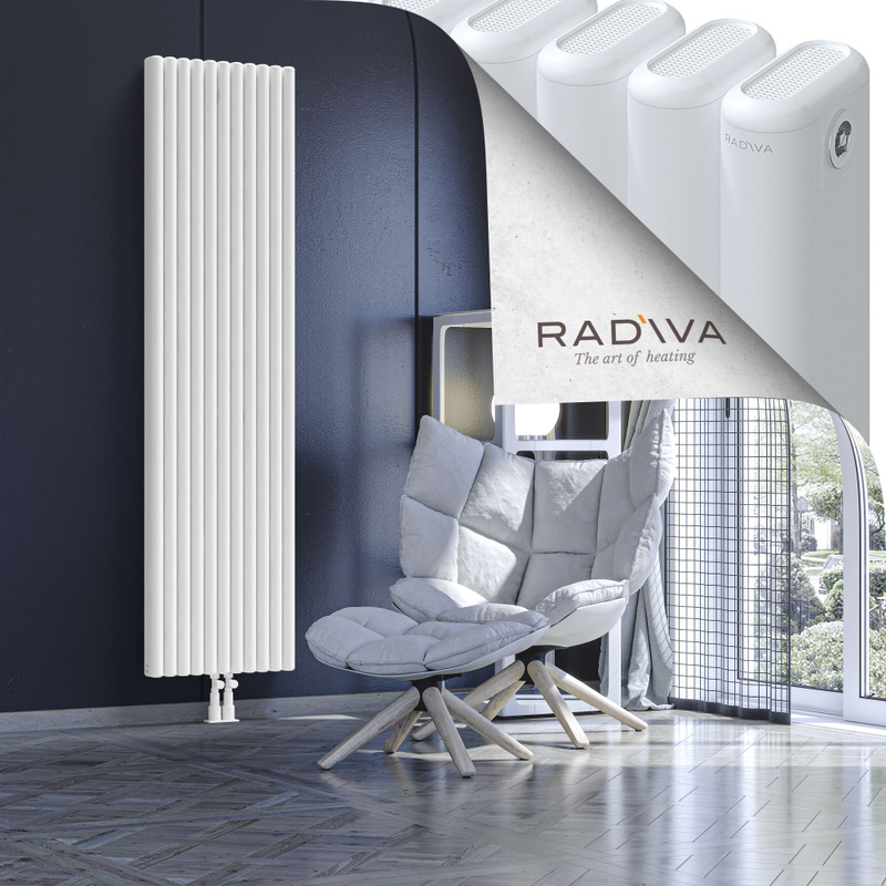 Kotto Aluminium Radiator 1900x491 White