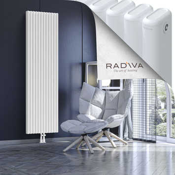 Kotto Aluminium Radiator 1900x536 White - Thumbnail