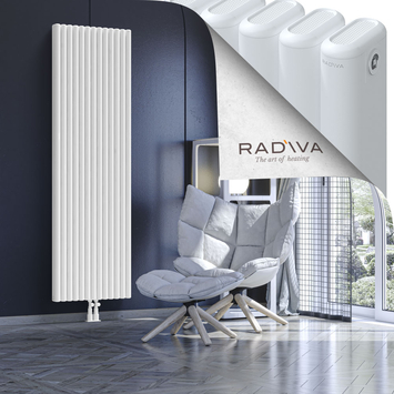 Kotto Aluminium Radiator 1900x581 White - Thumbnail