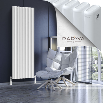 Kotto Aluminium Radiator 1900x626 White - Thumbnail