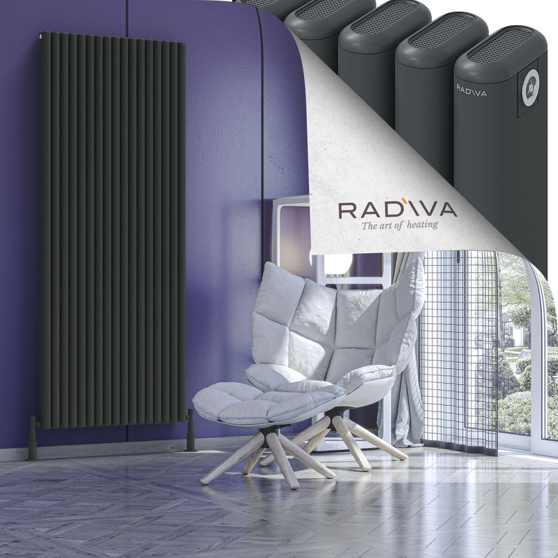 Kotto Aluminium Radiator 1900x761 Dark Anthracite