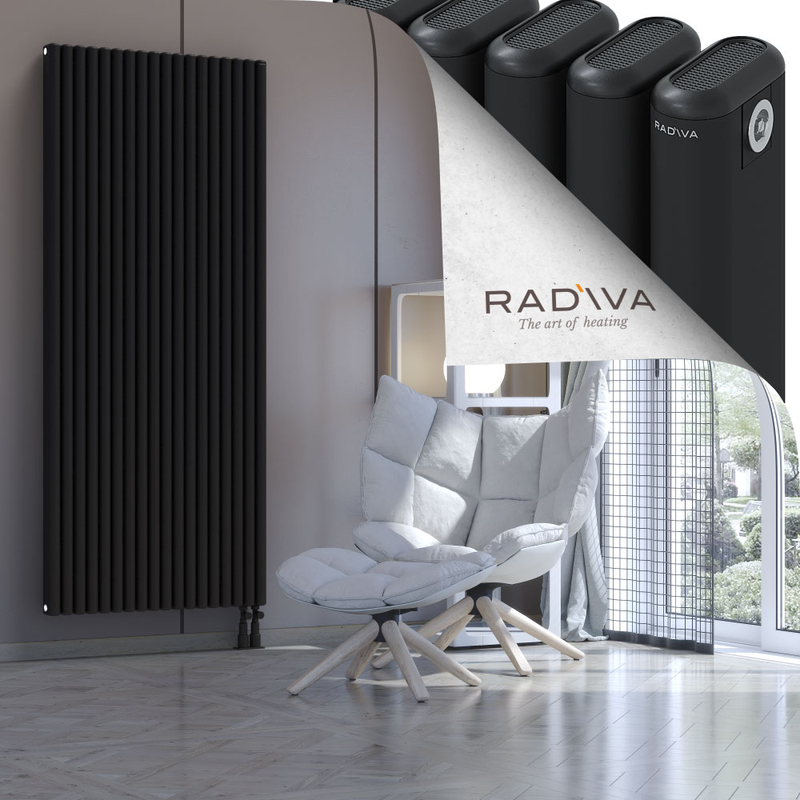 Kotto Aluminium Radiator 1900x806 Black