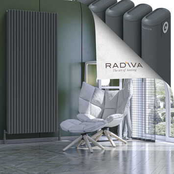 Kotto Aluminium Radiator 1900x851 Anthracite - Thumbnail