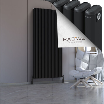 Kotto Aluminium Radiator 1900x896 Black - Thumbnail