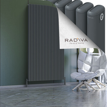 Kotto Aluminium Radiator 2000x1076 Anthracite - Thumbnail