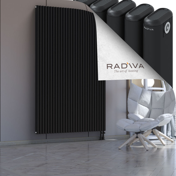 Kotto Aluminium Radiator 2000x1256 Black - Thumbnail