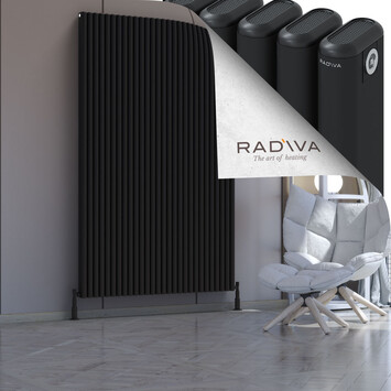 Kotto Aluminium Radiator 2000x1256 Black - Thumbnail