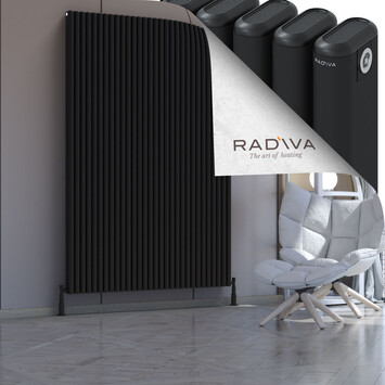 Kotto Aluminium Radiator 2000x1346 Black - Thumbnail