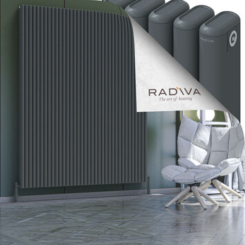 Kotto Aluminium Radiator 2000x1616 Anthracite - Thumbnail