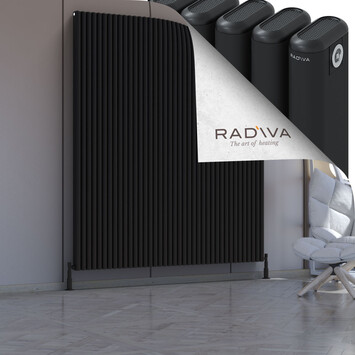 Kotto Aluminium Radiator 2000x1751 Black - Thumbnail