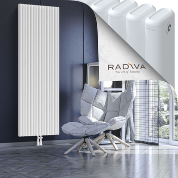 Kotto Aluminium Radiator 2000x671 White - Thumbnail