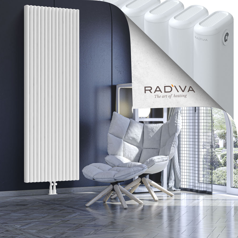 Kotto Aluminium Radiator 2000x671 White