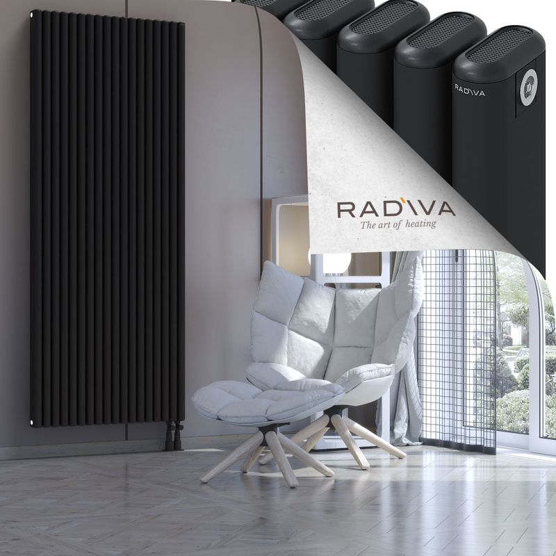 Kotto Aluminium Radiator 2000x806 Black