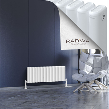 Kotto Aluminium Radiator 400x1121 White - Thumbnail