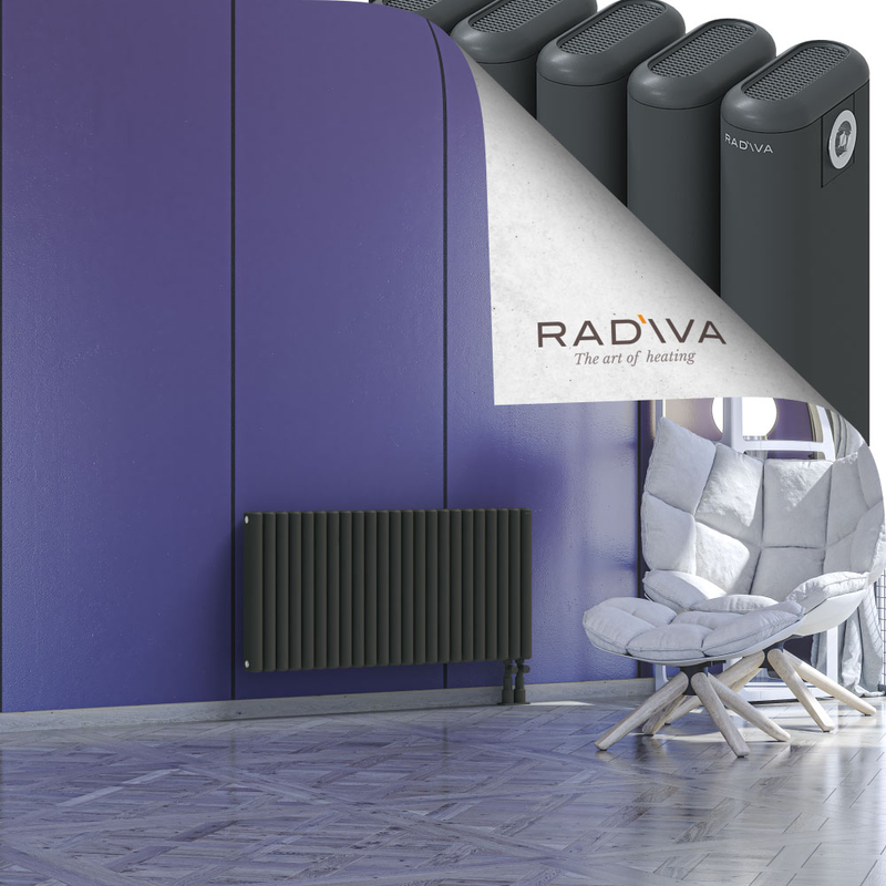 Kotto Aluminium Radiator 500x1031 Dark Anthracite