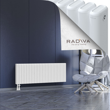 Kotto Aluminium Radiator 500x1436 White - Thumbnail