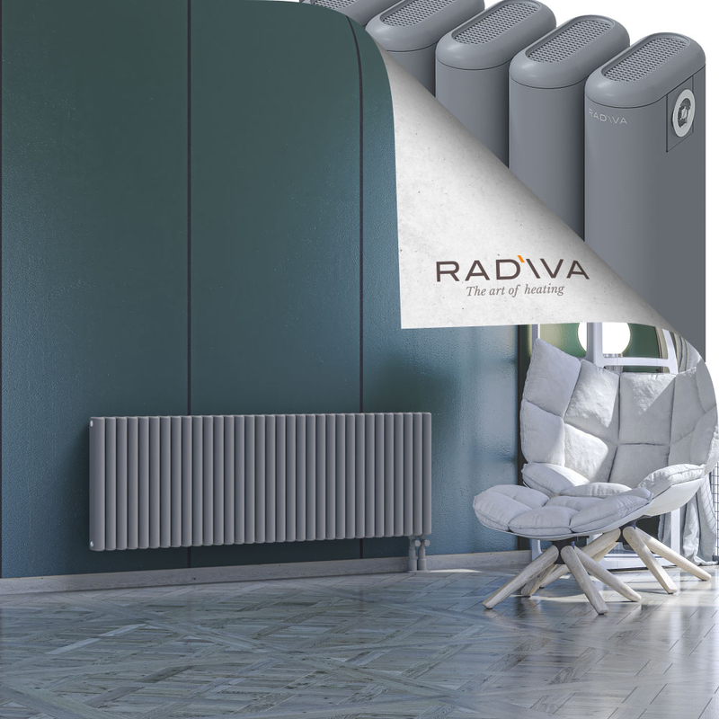 Kotto Aluminium Radiator 500x1481 Grey