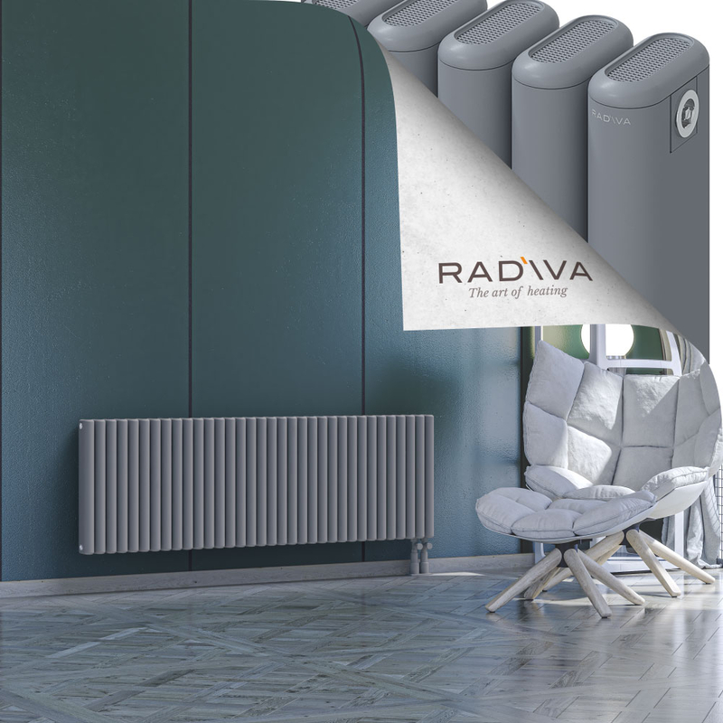 Kotto Aluminium Radiator 500x1526 Grey