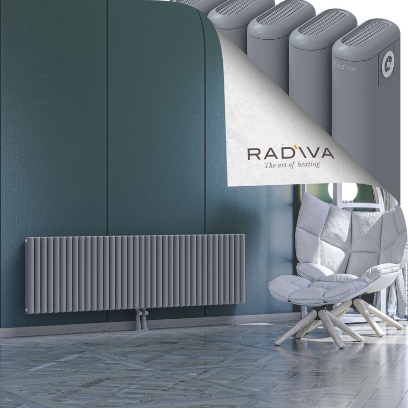 Kotto Aluminium Radiator 500x1661 Grey