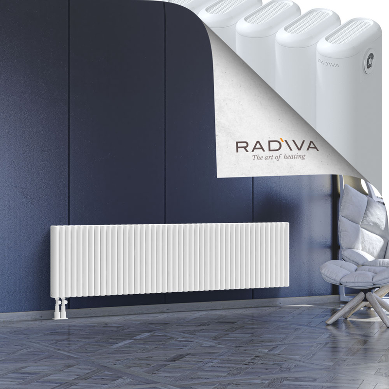 Kotto Aluminium Radiator 500x1976 White